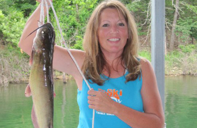 Fishing at The Village At Indian Point.