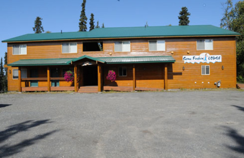 Exterior view of Gone Fishin' Lodge.