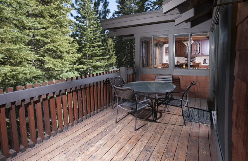 Guest balcony at Chinquapin.