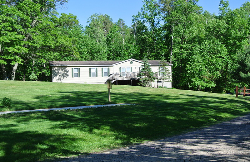 Cabin exterior at Upper Cullen Resort.