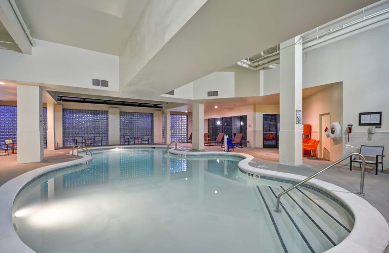 Indoor pool at Embassy Suites by Hilton Charlotte.