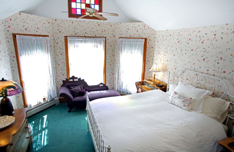 Guest room at Albergo Allegria.