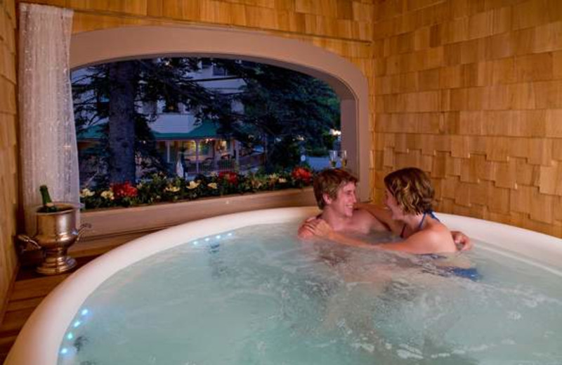 Jacuzzi for two at The Wentworth.