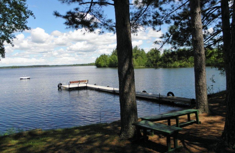 Lake view at Comfort Cove Resort.