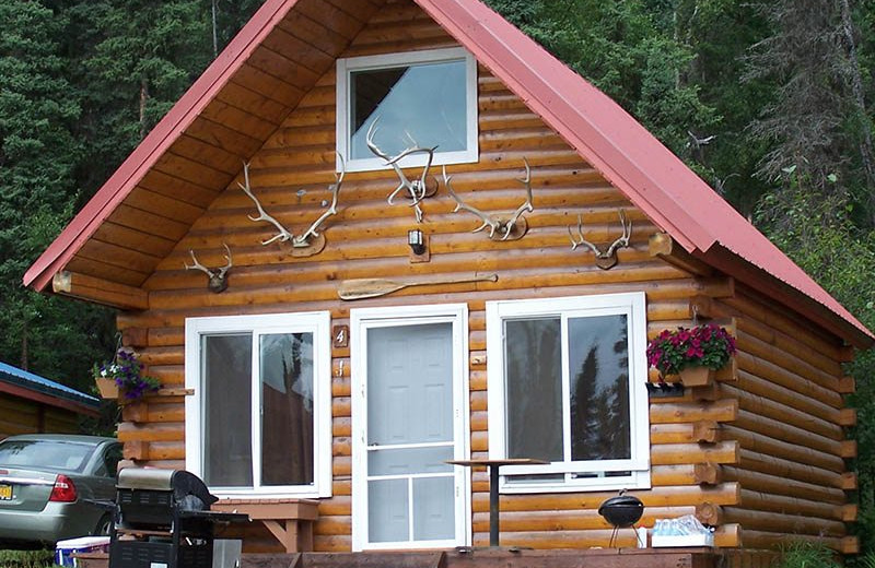 Cabin exterior at Big Sky Charter & Fishcamp.