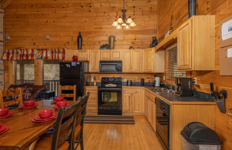 Kitchen at American Patriot Getaways - Southern Comfort Memories.