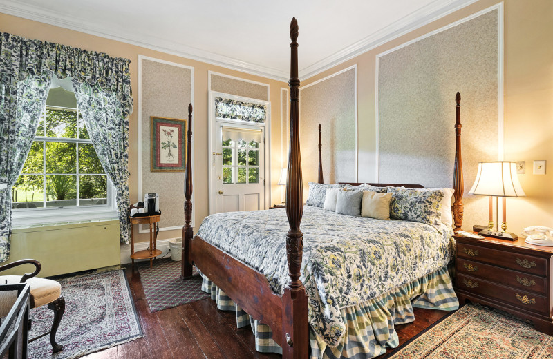 Guest room at Kent Manor Inn.