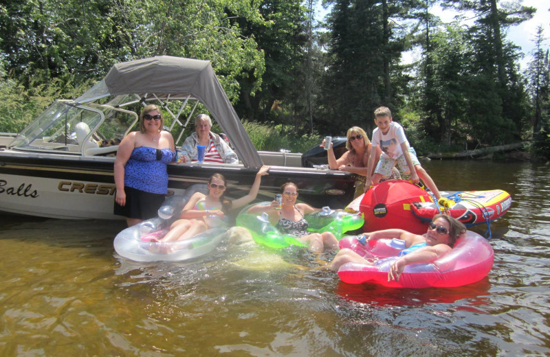 Family at Kec's Kove Resort.