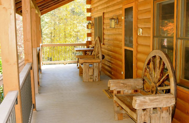 Deck View at Rivers Ridge Lodge