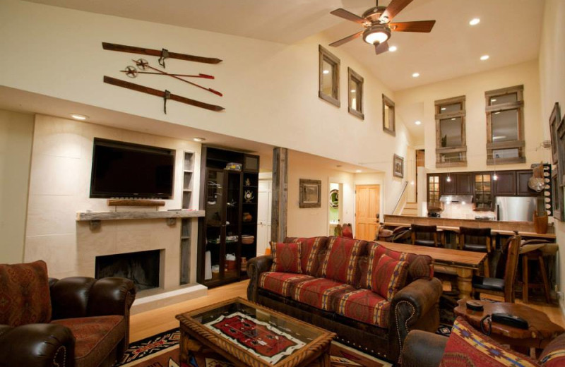 Rental interior at Rendezvous Mountain Rentals & Management.