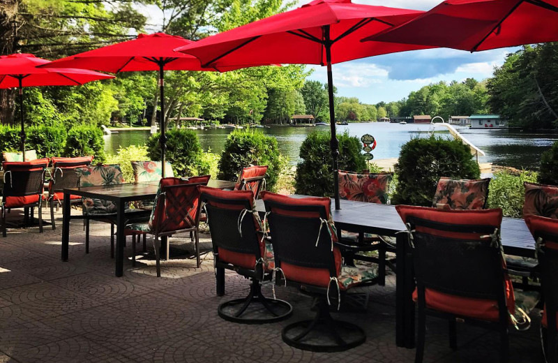 Patio at Patterson Kaye Resort.