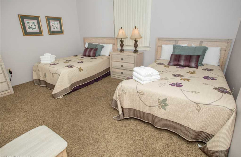 Bedroom at Holiday Isle Properties - Dolphin Point 103B.