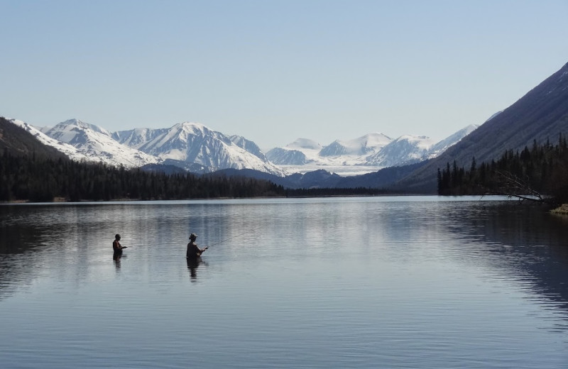 Fishing at Gwin's Lodge & Kenai Peninsula Charter Booking Service.