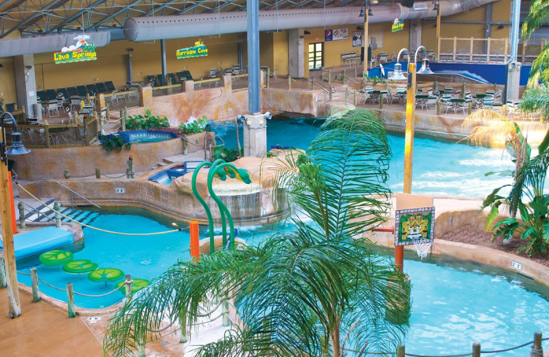 Indoor water park at Split Rock Resort & Golf Club.