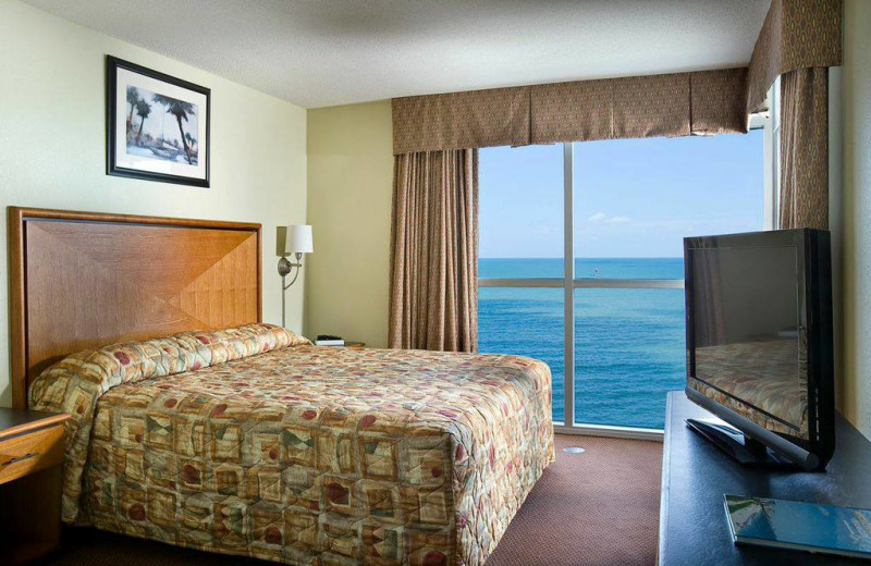 Guest room at Bay View Resort.