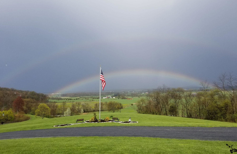 View from The Lodges at Gettysburg.