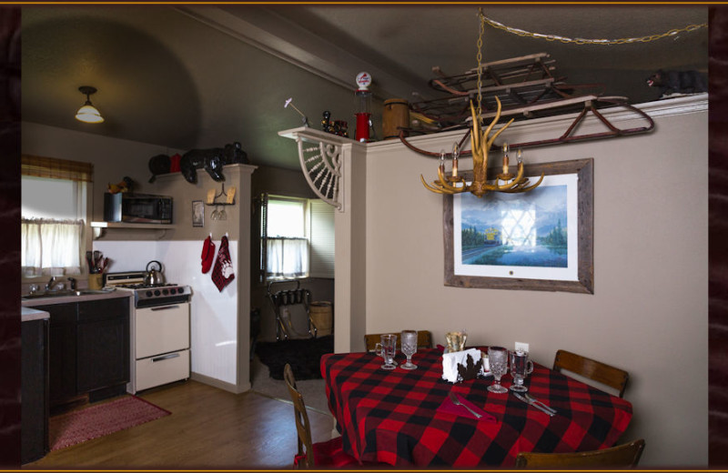 Guest room at Whistle Stop Inn Bed & Breakfast.