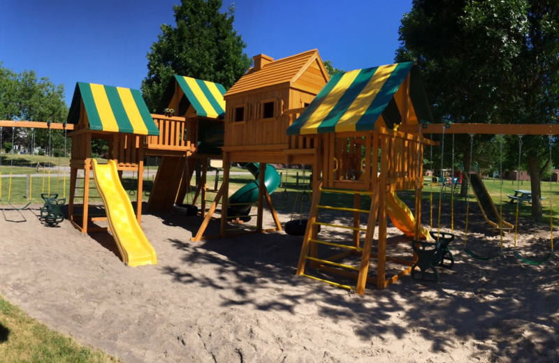 Playground at Southview Cottages Resort.