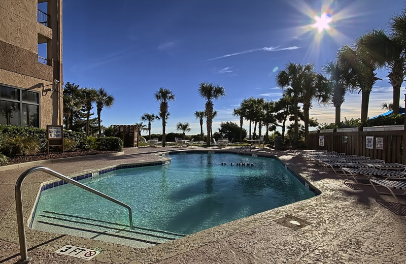 Outdoor pool at Beach Colony.