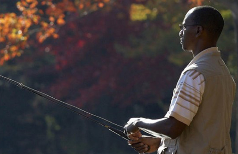 Fishing at Fernwood Resort.