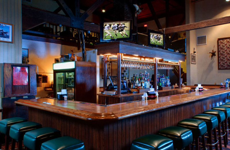 Hotel bar at Colony South Hotel.
