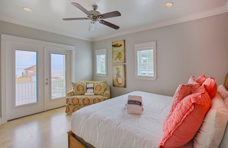 Rental bedroom at Ocean Reef Resort Properties.