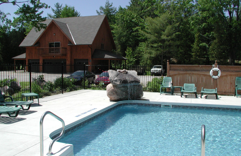 Outdoor pool at Westwind Inn on the Lake.