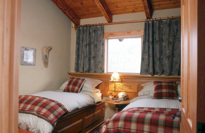 Bedrooms at Paintbox Lodge