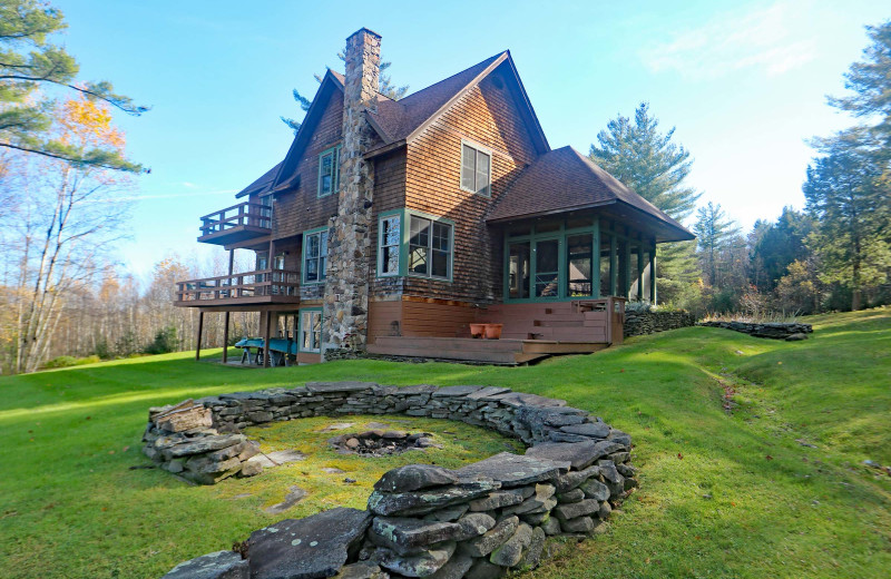 Rental exterior at Stowe Country Homes.