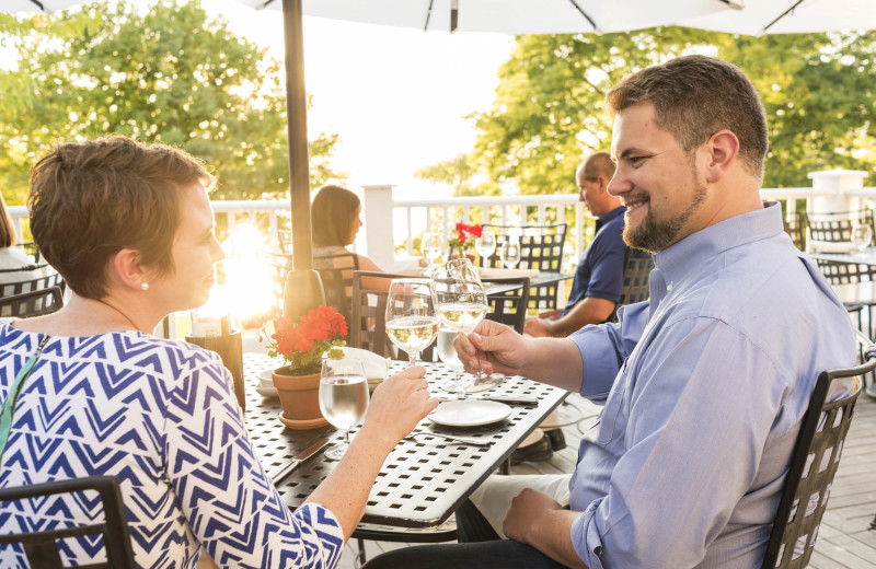 Patio at The Inns of Aurora.