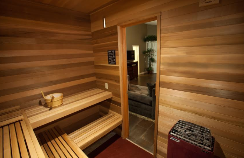 Rental sauna at Sundance Villas.