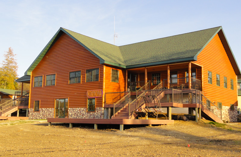 The main lodge at Sunset Lodge.