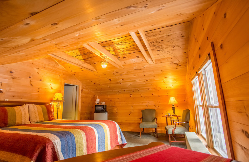 Guest room at ADK Trail Inn.