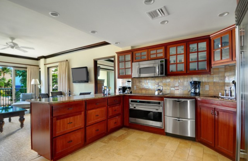 Vacation rental kitchen at Kauai Calls!