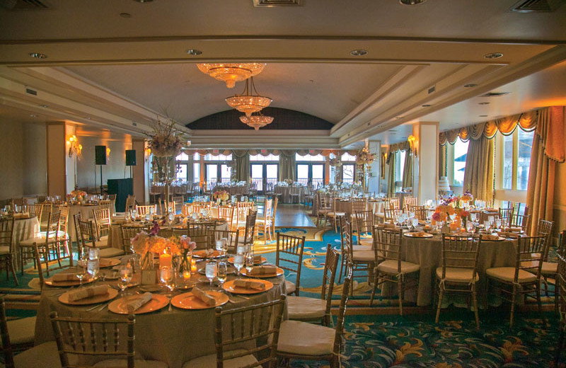 Wedding reception at Waters Edge Resort and Spa.