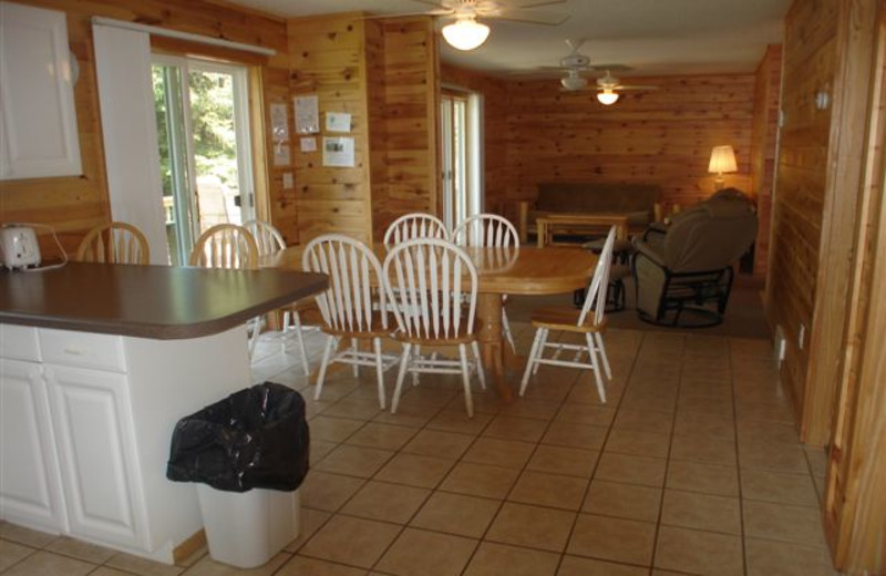 Cabin Interior at Ice Cracking Lodge & Resort 