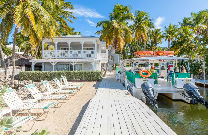 Exterior view of Amy Slate's Amoray Dive Center and Resort.