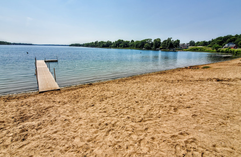Beach near Loon Lake Resort and Campground.