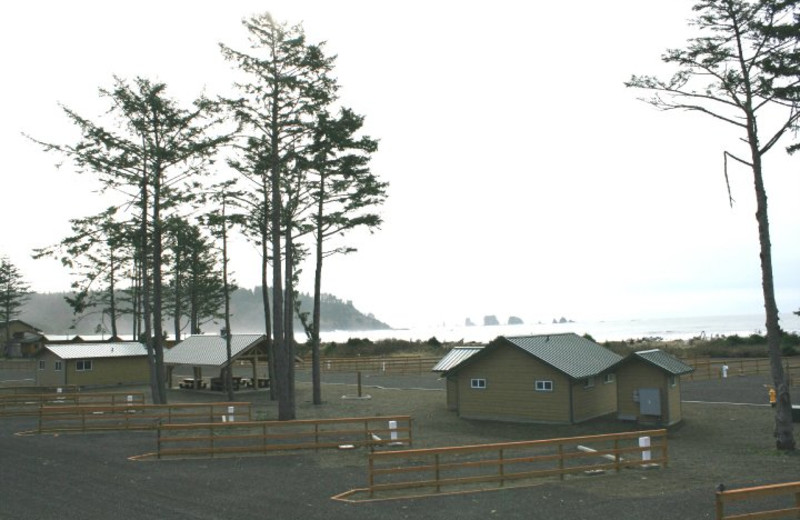 Exterior view of Quileute Oceanside Resort.