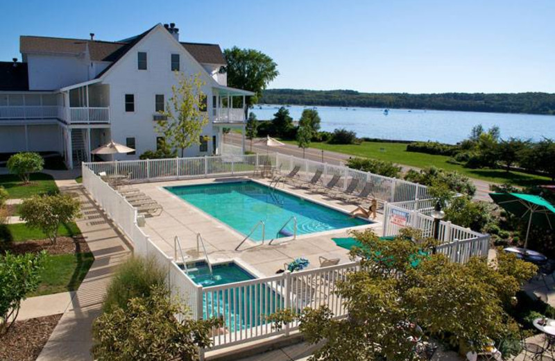 Outdoor pool at Edgewater Resort.