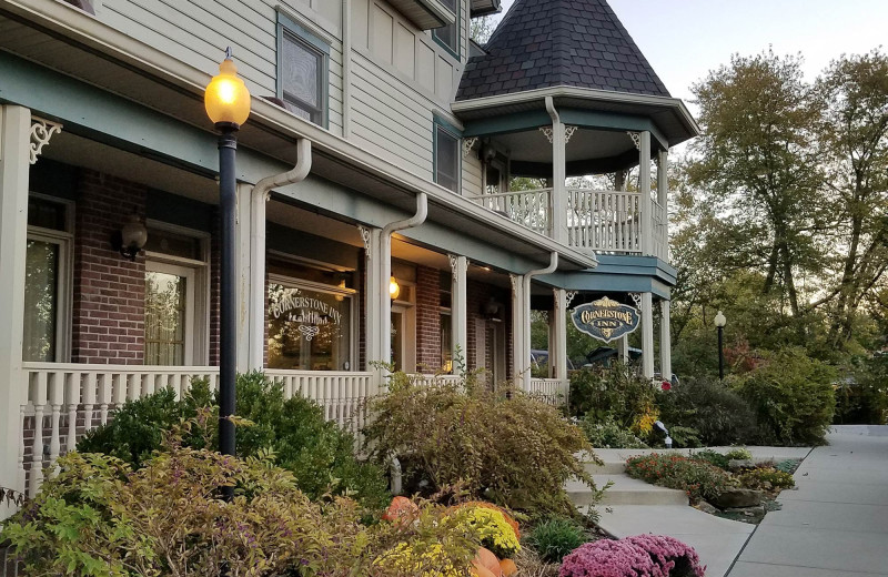 Exterior view of The Cornerstone Inn.