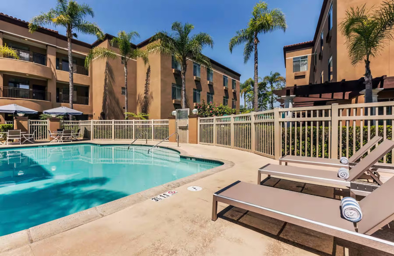 Outdoor pool at Ramada Suites by Wyndham San Diego.