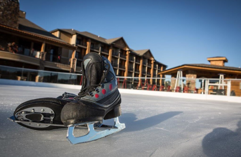 Ice skating at Old Kinderhook Resort & Golf Club.