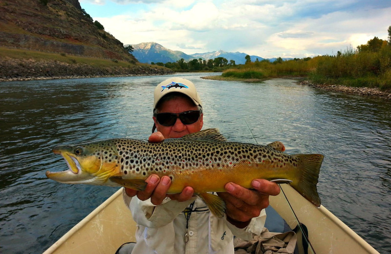 Fishing at Teton Springs Lodge.