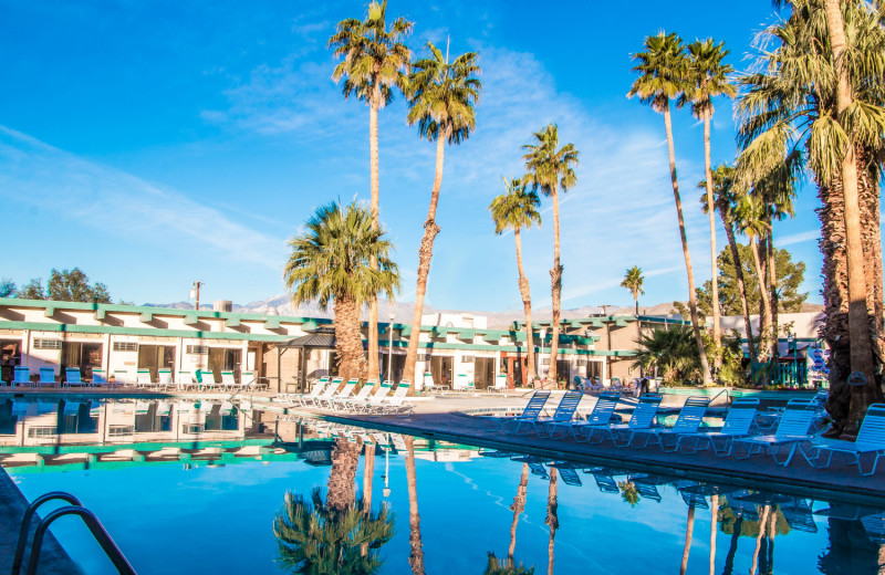 Outdoor pool at Desert Hot Springs Spa Hotel.