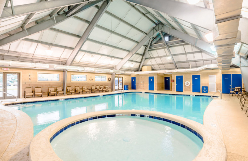 Rental indoor pool at Harris Properties Management.