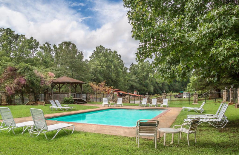 Outdoor pool at Forrest Hills Resort.