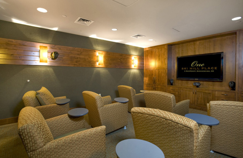 Movie theater at One Ski Hill Place.