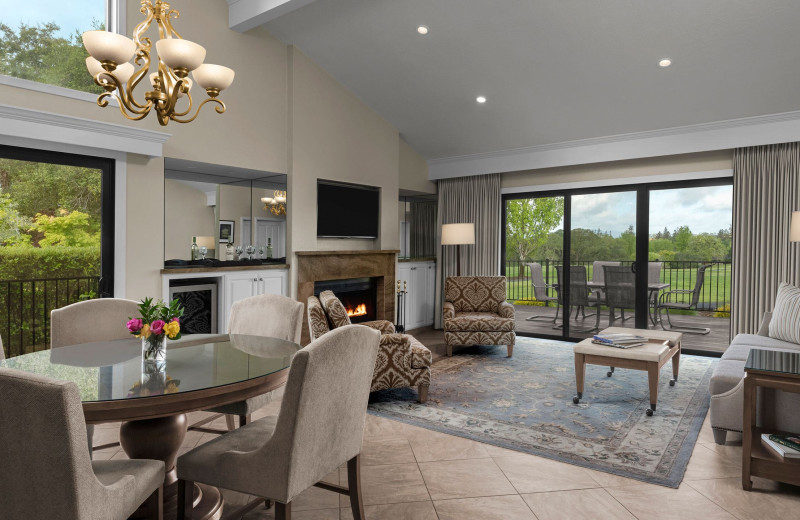 Guest room at Silverado Resort.