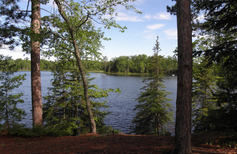 Lake view at Voss' Birchwood.